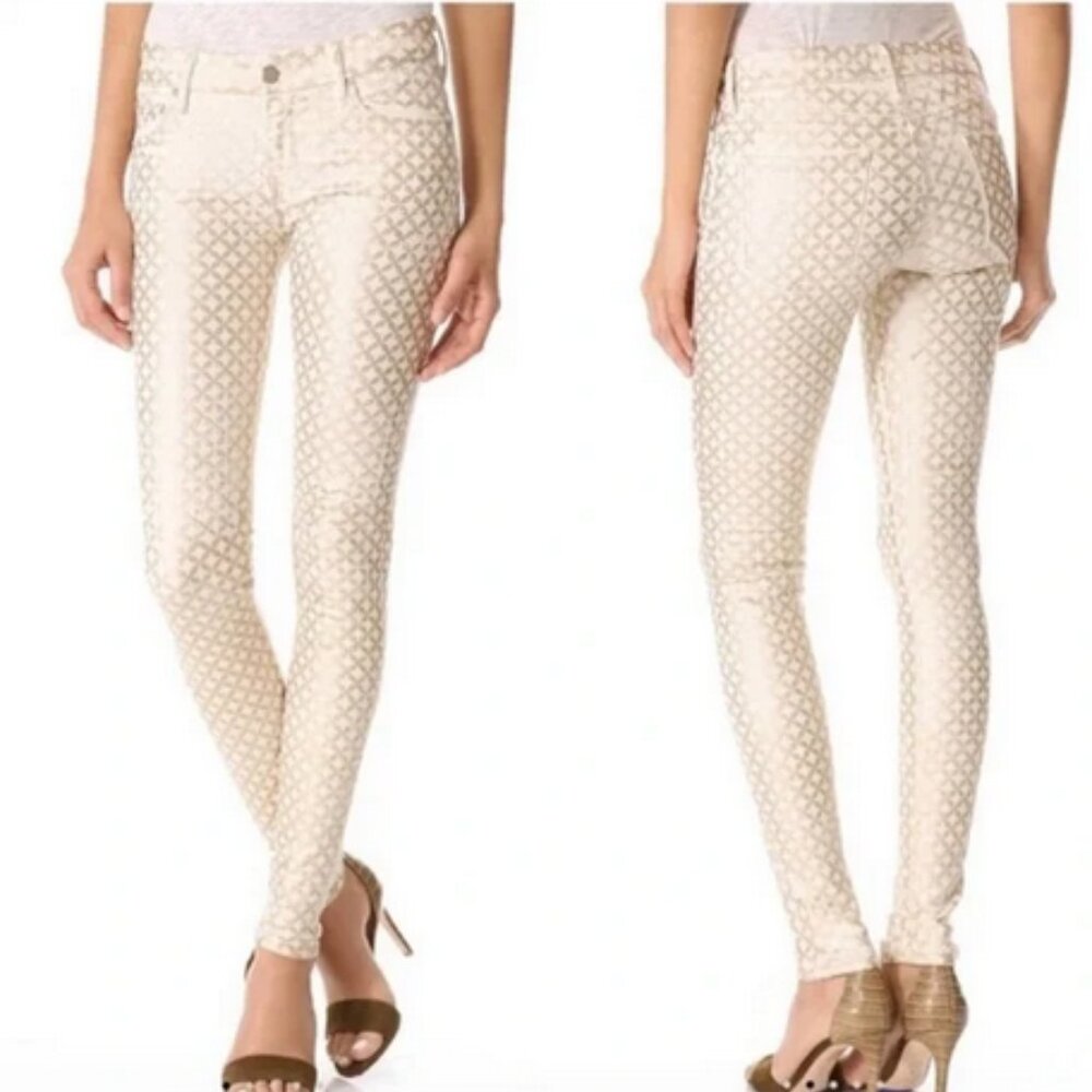 Mother The Looker Crème De Love Jeans